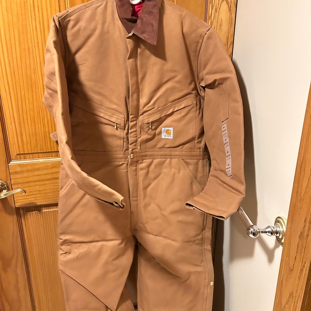 NWT Carhartt Quilt Lined Duck Coveralls